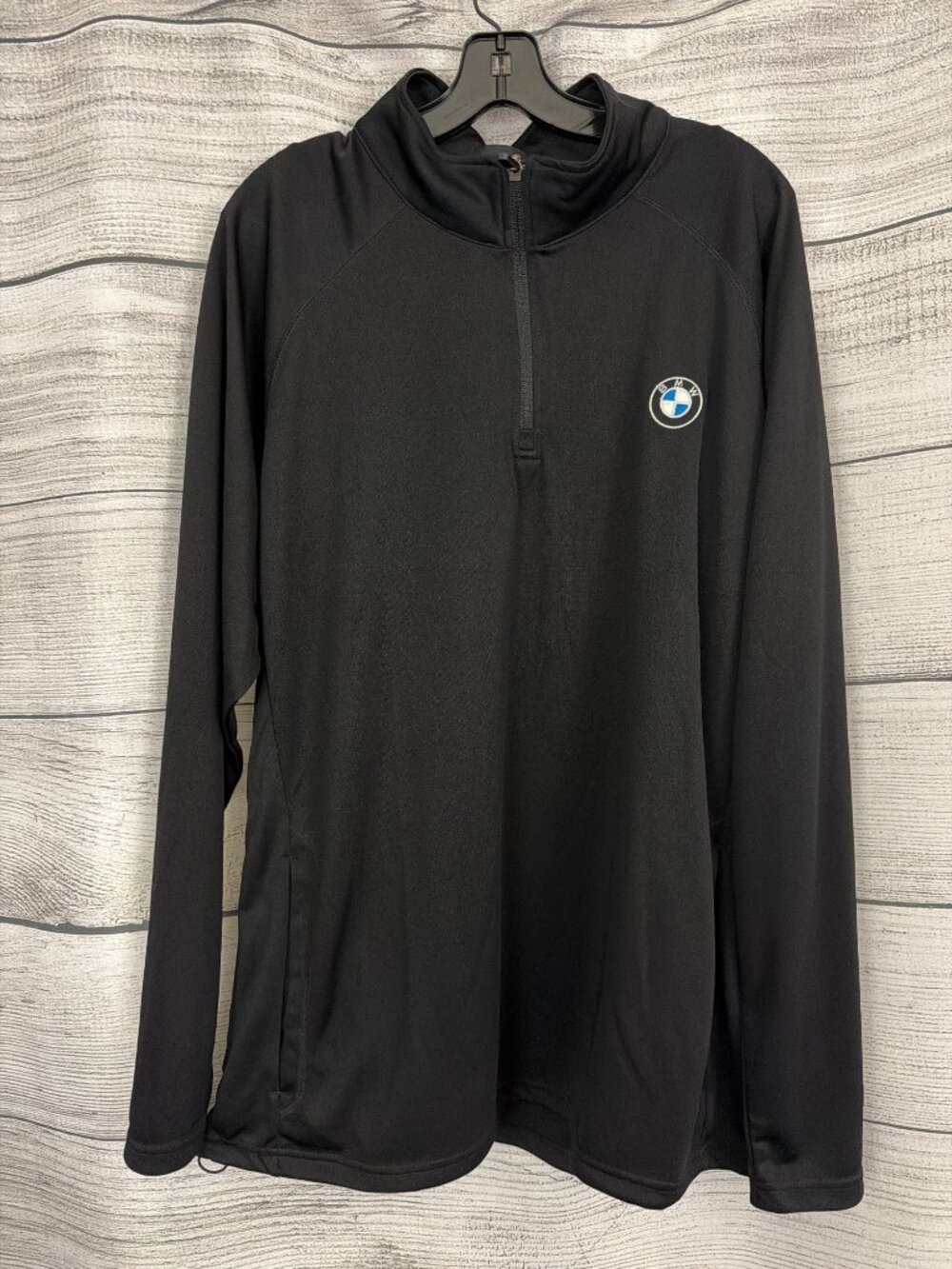 NWT Mens BMW Motorrad Long Sleeve 1/4 Zip Pullover Shirt Size XXL